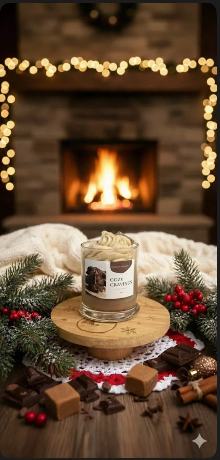 Cozy Cravings – Fudge Brownie Scented Candle