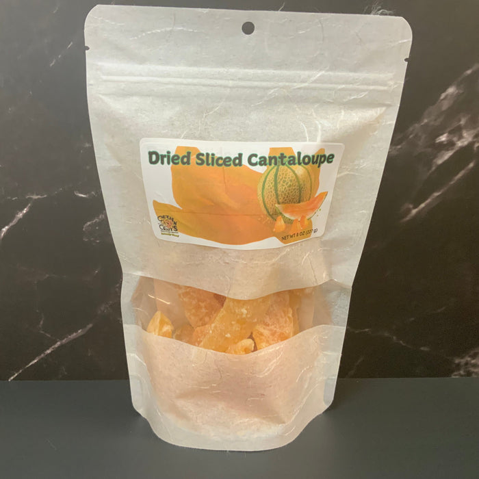 DRIED CANTALOUPE SLICES, Vibrant, Sweet and Delicious Dried Fruit Snack