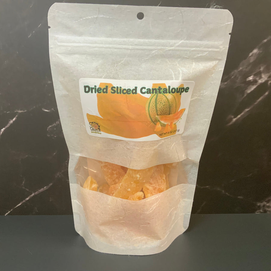 DRIED CANTALOUPE SLICES, Vibrant, Sweet and Delicious Dried Fruit Snack