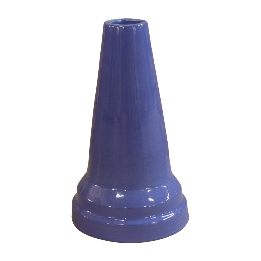 Birdbath Pedestal Base - Caribbean Blue