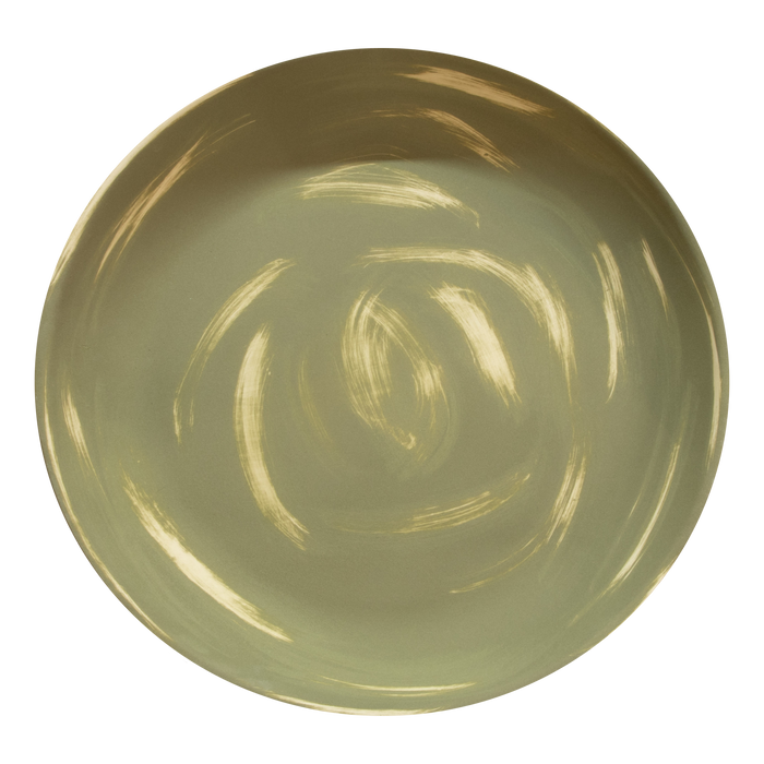 Birdbath Locking Stoneware Top - Heritage Green