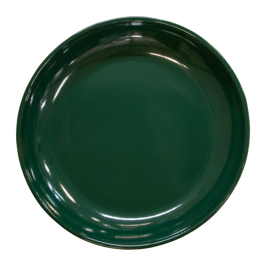 Birdbath Non-Locking Stoneware Top - Hunter Green
