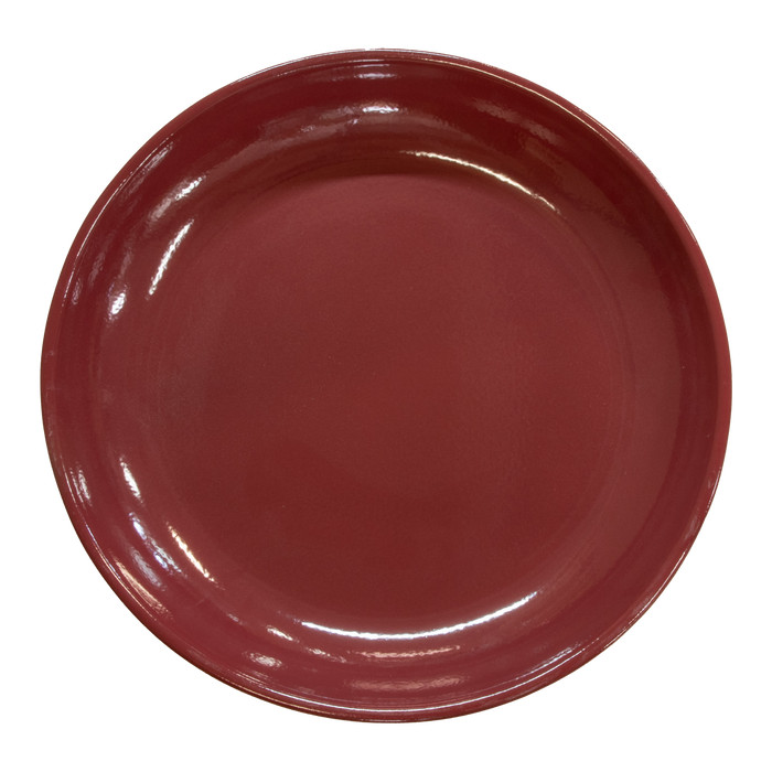 Birdbath Locking Stoneware Top - Burgundy