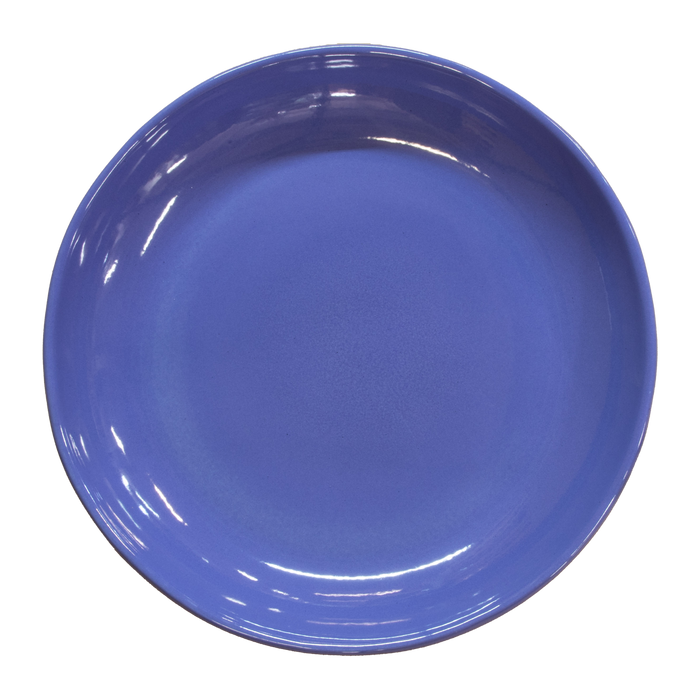 Birdbath Locking Stoneware Top - Caribbean Blue