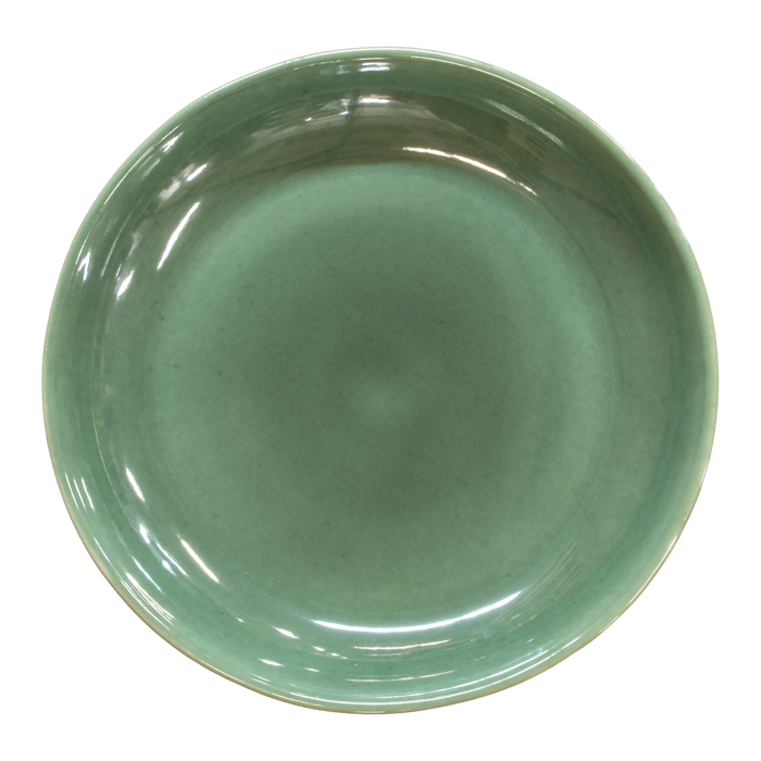 Birdbath Locking Stoneware Top - Caribbean Green
