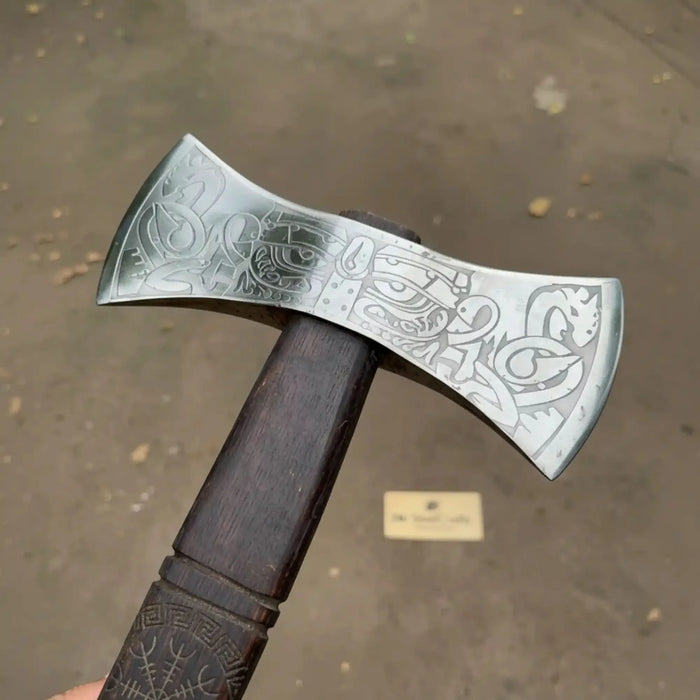 American Double Bit Axe Wood Handle | Outdoor Cutting Tool