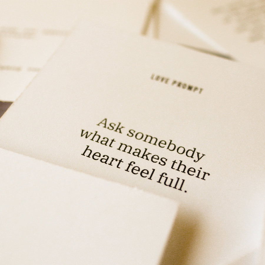 Printed love and encouragement cards from the 365 Love Notes set.