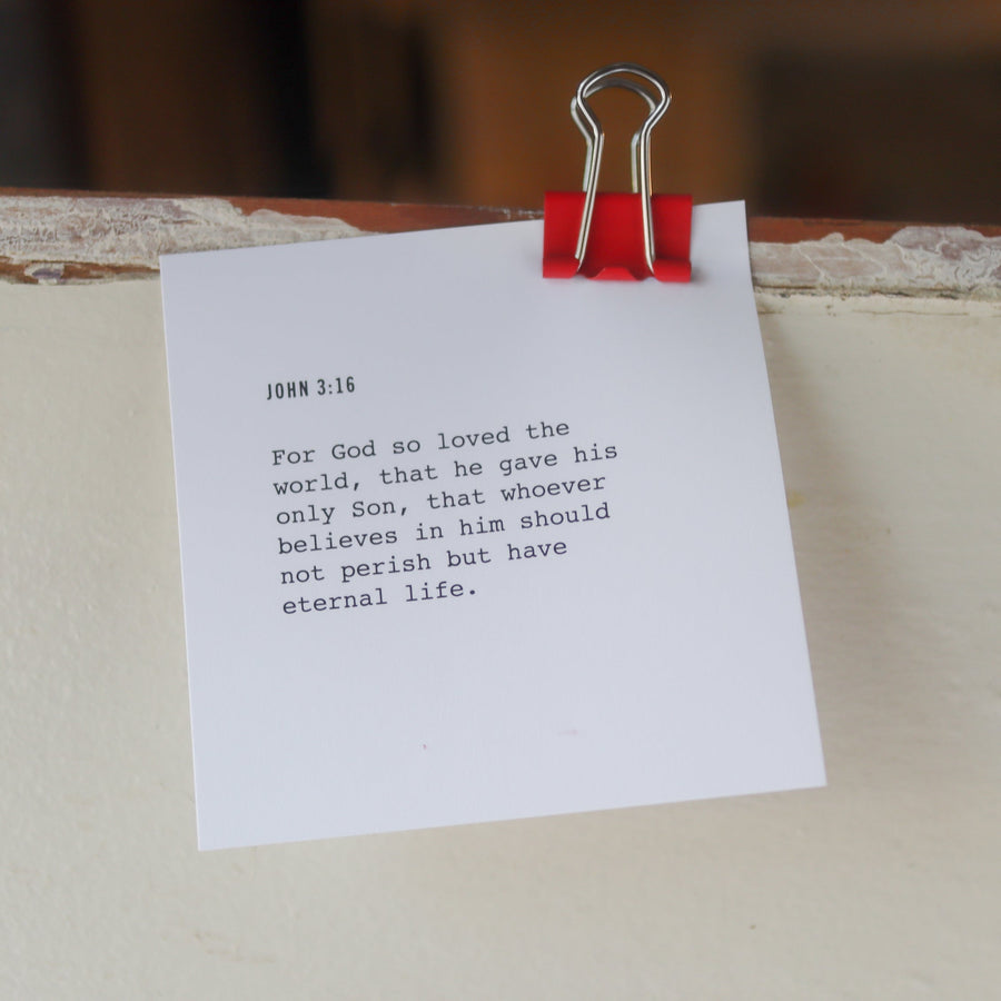 Printed love and encouragement cards from the 365 Love Notes set.