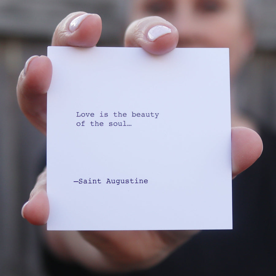 Printed love and encouragement cards from the 365 Love Notes set.