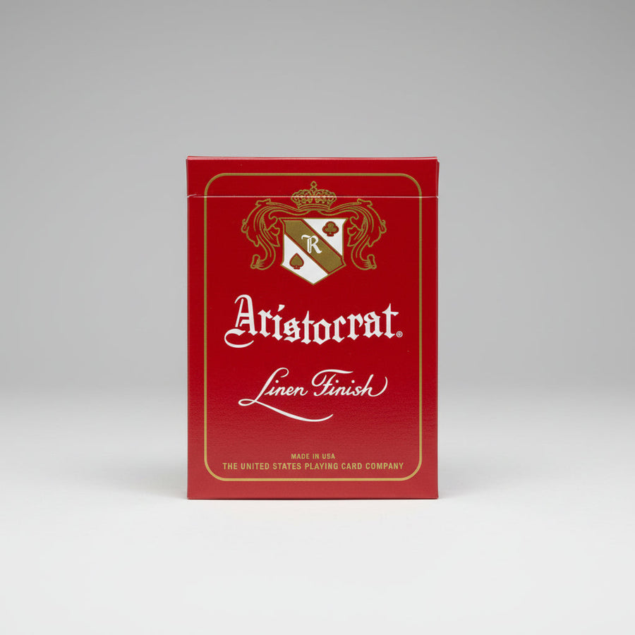 Aristocrat 727 Crimson 110th Anniversary Playing Cards