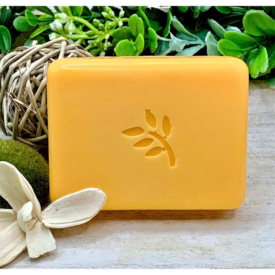 Patchouli and Linen Scented Artisian Bar of Soap with Mango Butter, Shea Butter and Coco Butter