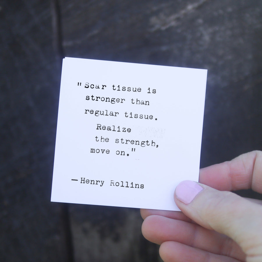 Printed quote and reflection cards from the 365 Imperfect Cards collection.