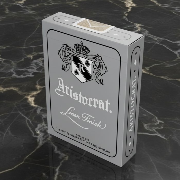 Aristocrat 727 Silver 110th Anniversary Playing Cards