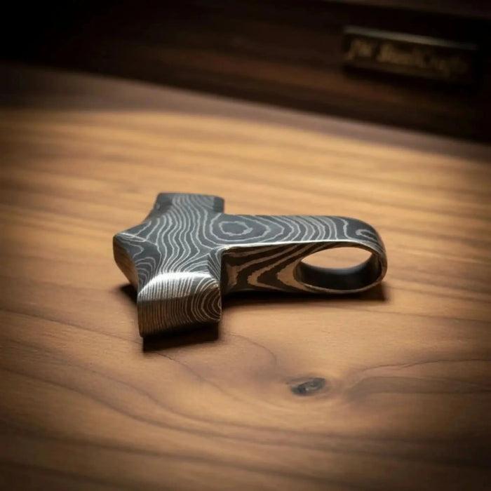 Viking Hrungnir Heart Pendant Damascus Steel | Norse Symbol Unique Design