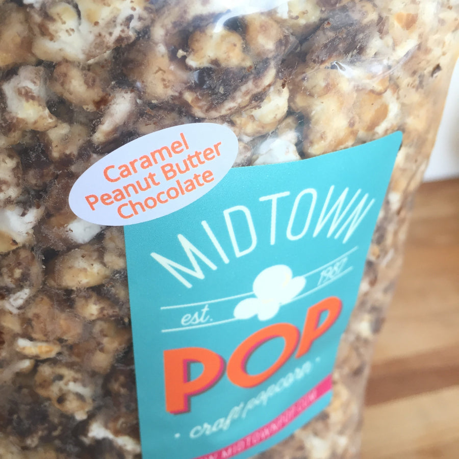 Caramel Peanut Butter Chocolate 🥹 Gourmet Popcorn