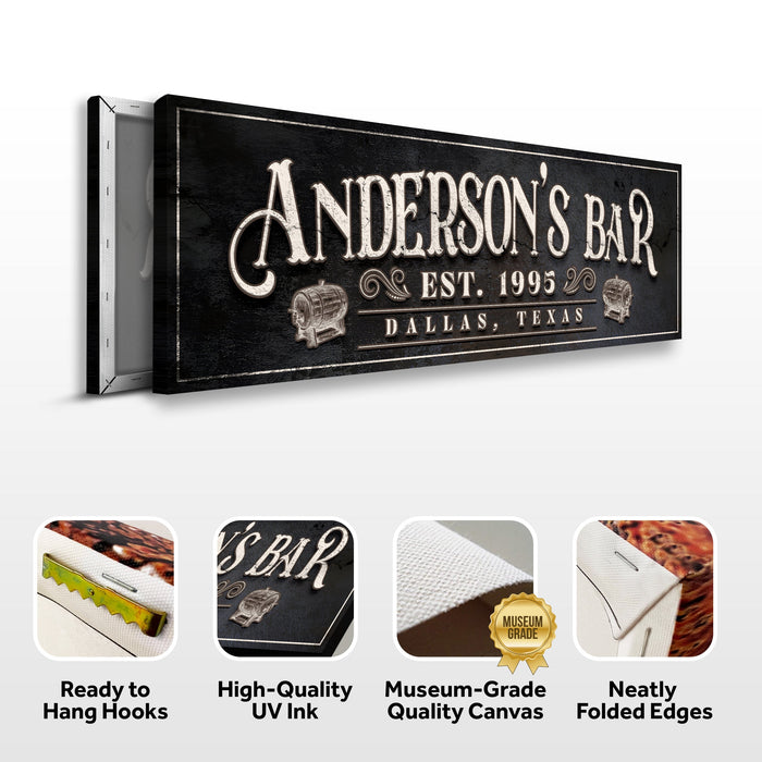 Personalized Bar Sign Ii