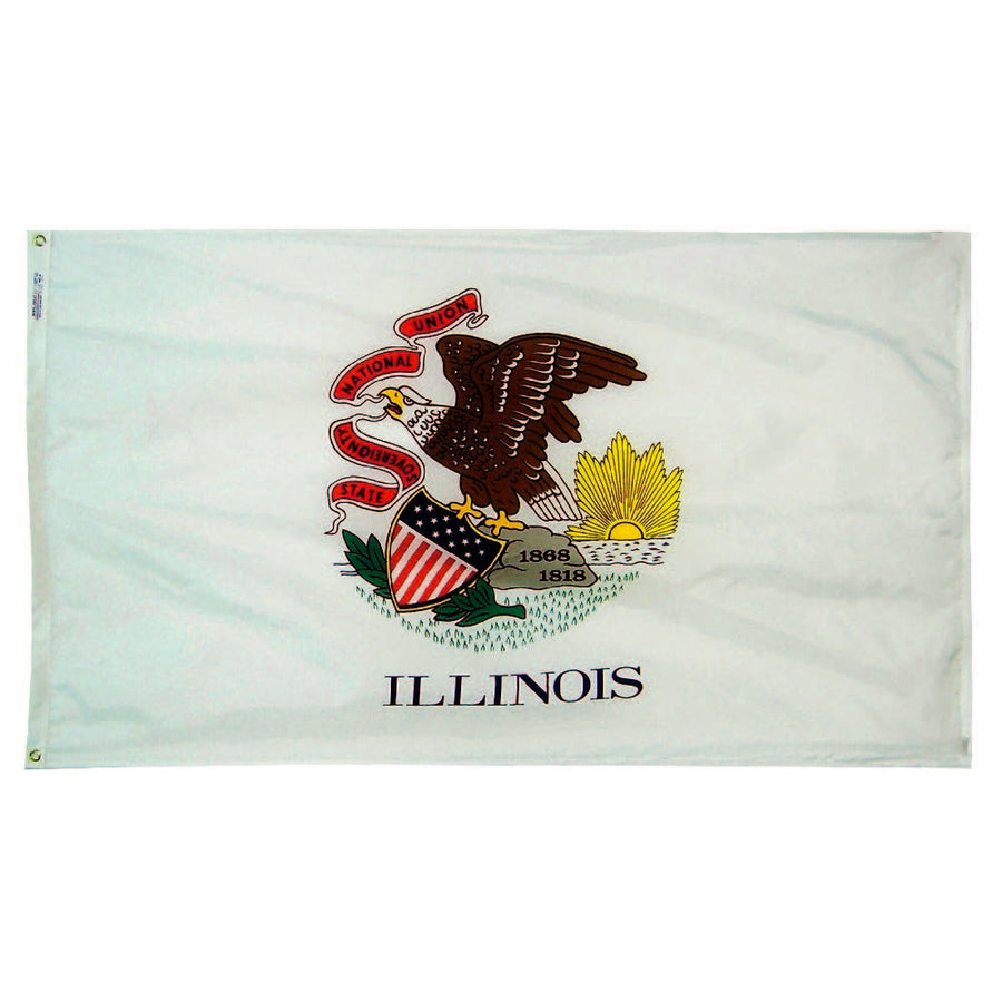 Illinois State Flag - 100% Made in USA