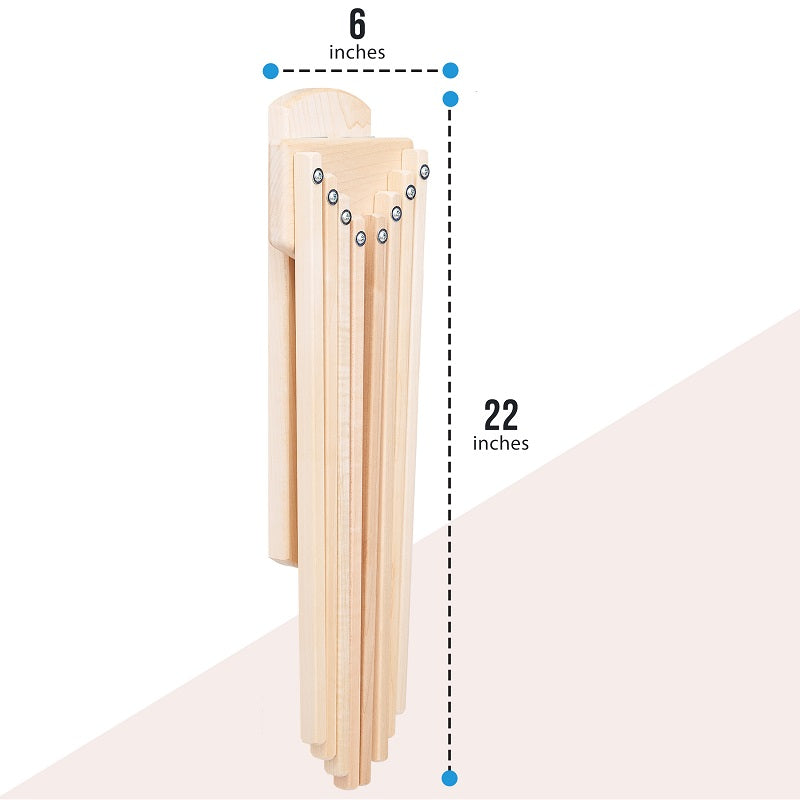 Collective Fold Down Wall Mounted Clothes Drying Rack