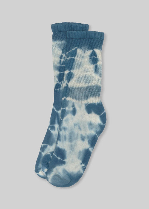 Indigo-Dyed Retro Crew