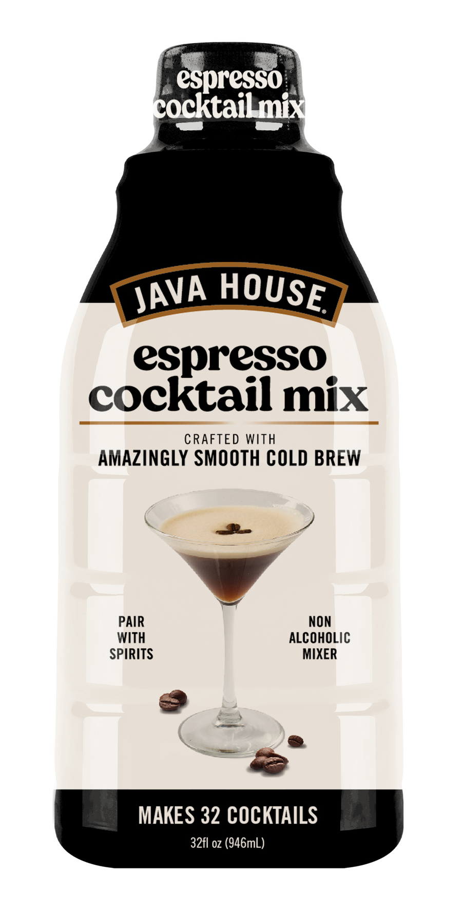 Espresso martini mix 32 oz bottle front