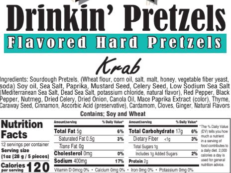 Drinkin' Pretzel - Krab