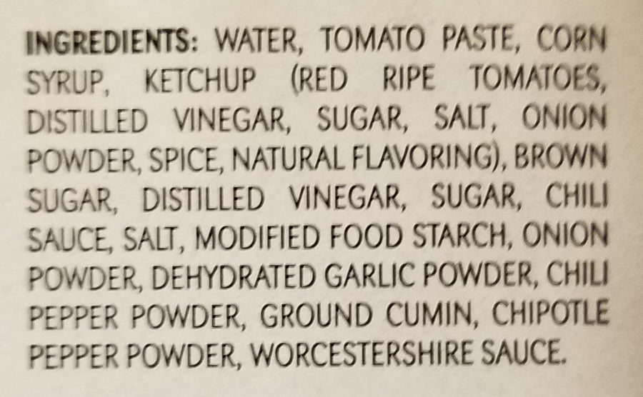JR's Chipotle Ketchup