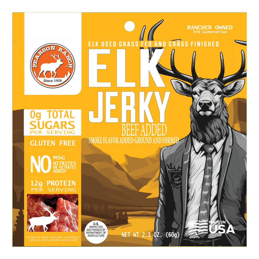 Elk Jerky - 2.1oz Resealable Bag
