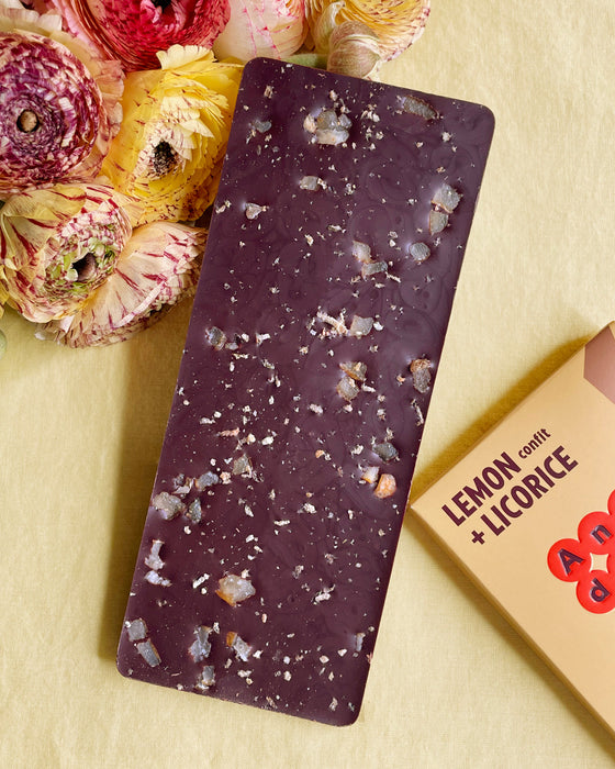 Antidote Chocolate LOLA: LEMON + LICORICE 84% - 12 Bars by Farm2Me