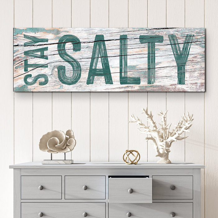 Stay Salty Coastal Sign Vi
