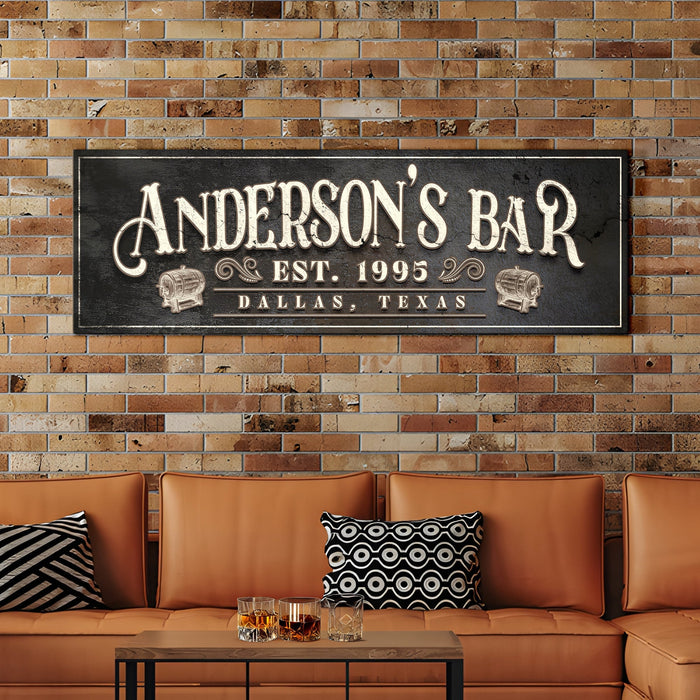 Personalized Bar Sign Ii