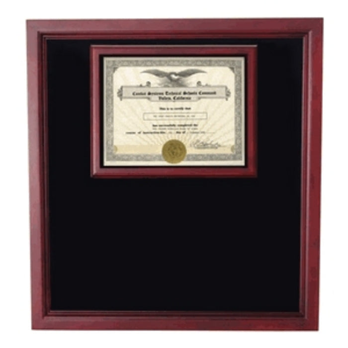 Flag and Document Case for 3ft x 5ft., , The Military Gift Store, Military medal and Certificate frame