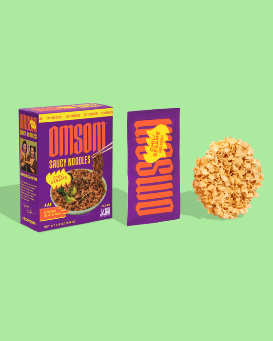 Chili Sesame Saucy Noodles by Farm2Me