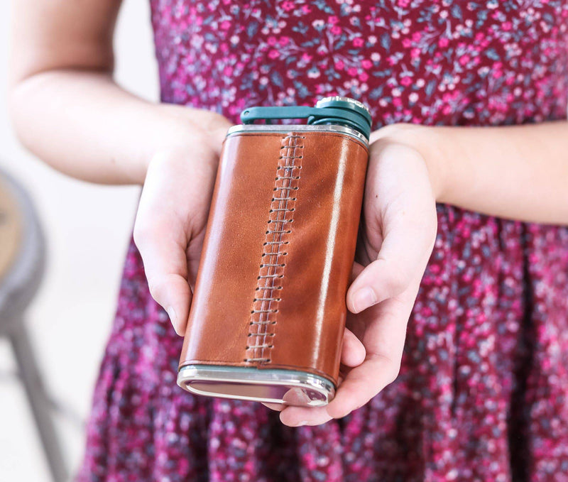 Leather Flask - Lifetime Leather Co