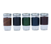 Leather Mason Jar Coozie - Lifetime Leather Co