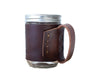 Leather Mason Jar Coozie - Lifetime Leather Co