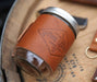 Leather Mason Jar Coozie - Lifetime Leather Co