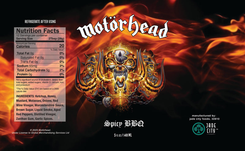 Motörhead Spicy BBQ Sauce