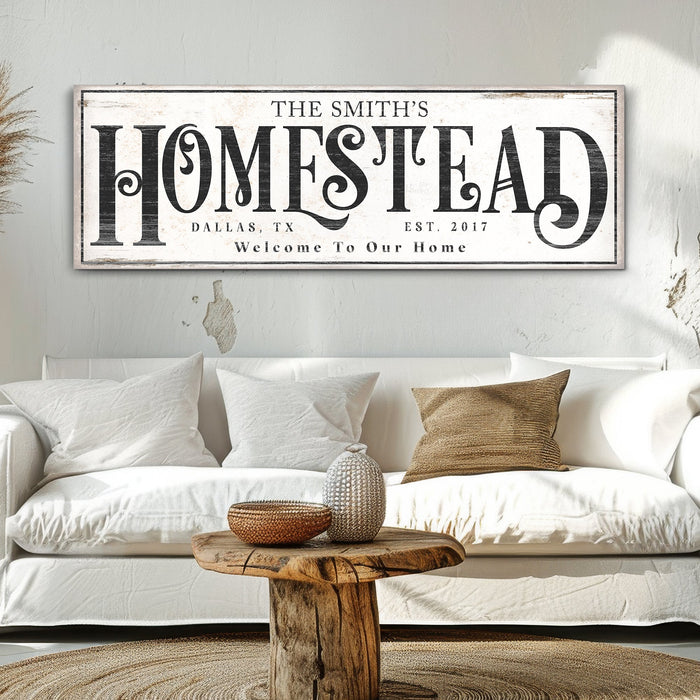 Vintage Homestead Sign Iii