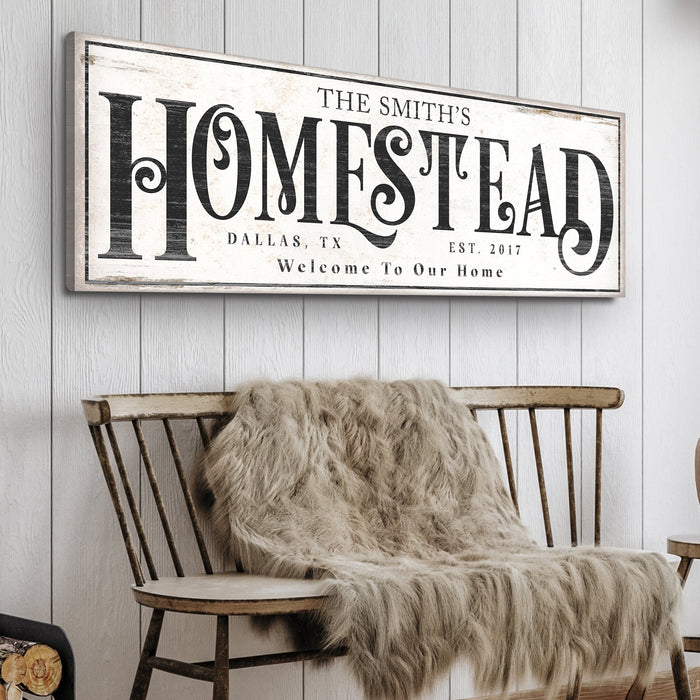 Vintage Homestead Sign Iii