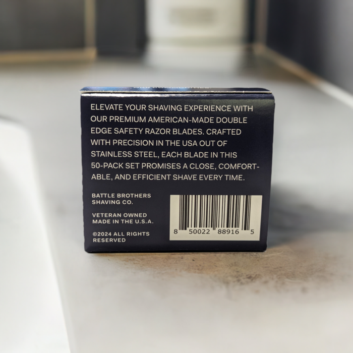 Battle Brothers Shaving Co. Double Edge American Razor Blades by Battle Brothers Shaving Co.