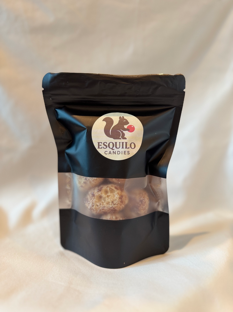 Freeze-Dried Chocolate Caramel Puffs