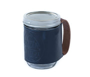 Leather Mason Jar Coozie - Lifetime Leather Co
