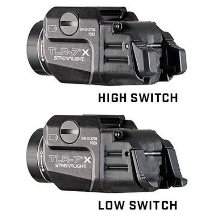 Streamlight TLR-7X | Compact 500 Lumens pistol light w/ Rechargeable Battery 