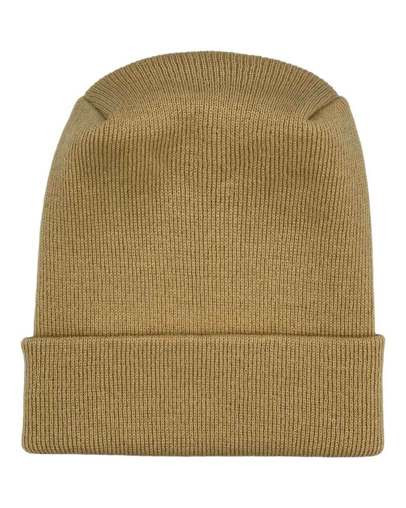 NEW HAAKWEAR H-Stitch Cuffed Beanie - Designed and Made in USA (Patented Design) - Dune Beige
