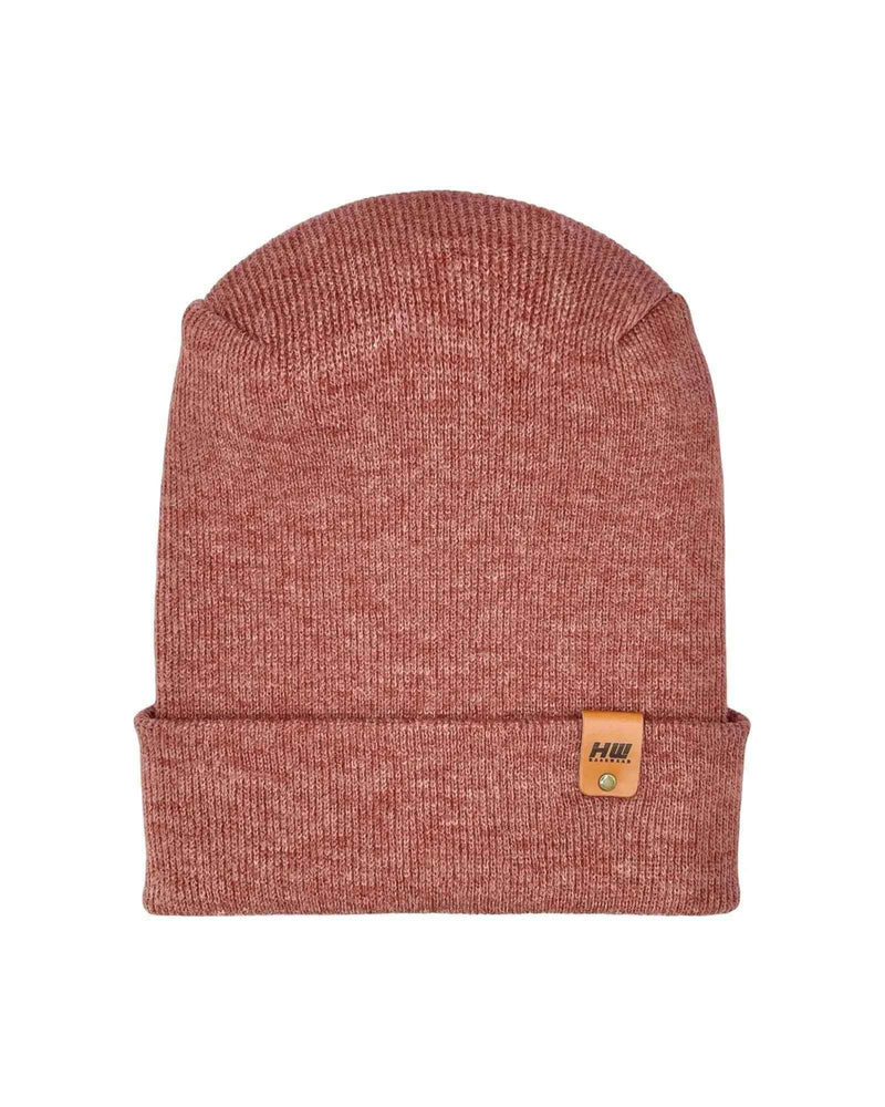 NEW HAAKWEAR H-Stitch Cuffed Beanie - Designed and Made in USA (Patented Design) - Rusty Burgundy