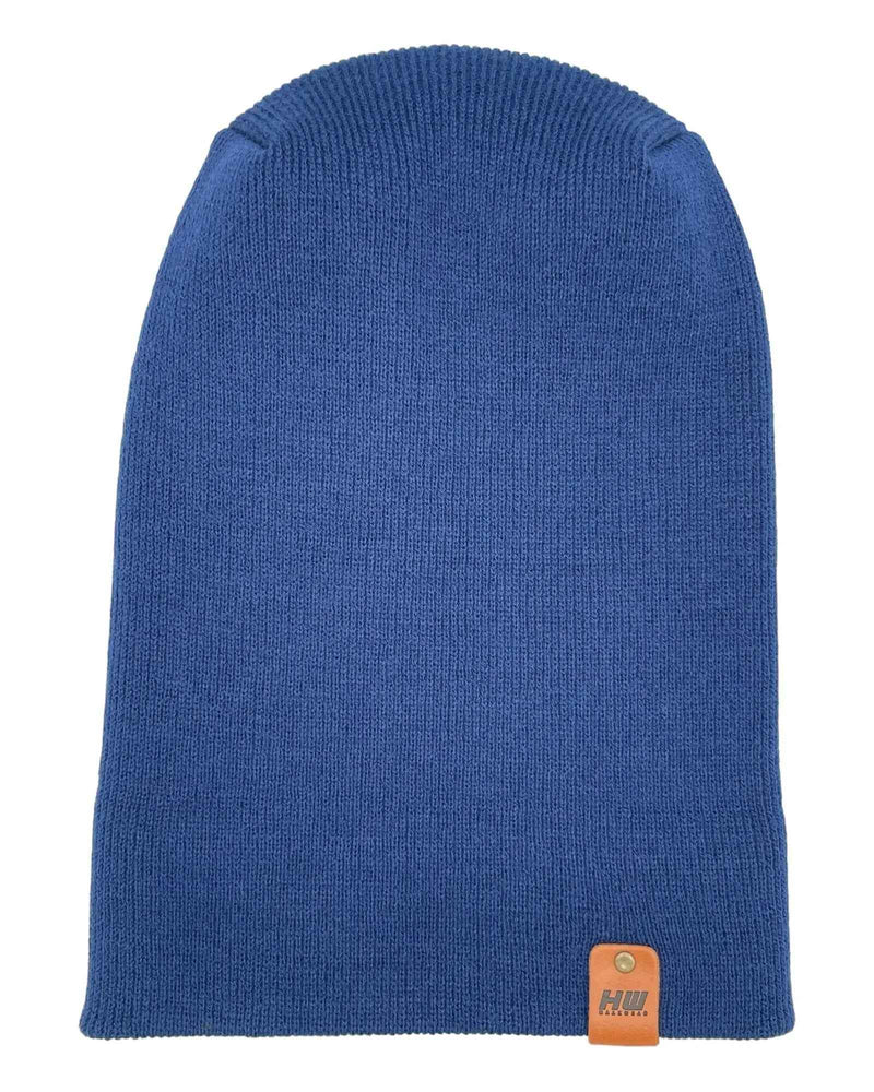 NEW HAAKWEAR H-Stitch Cuffed Beanie - Designed and Made in USA (Patented Design) -  Sapphire Blue
