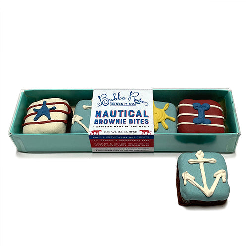 Nautical Brownie Bites Box by Bubba Rose Biscuit Co.