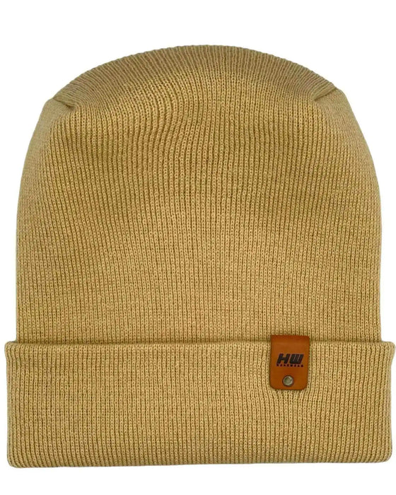 New Patented Design, H Stitch Cuffed Beanie