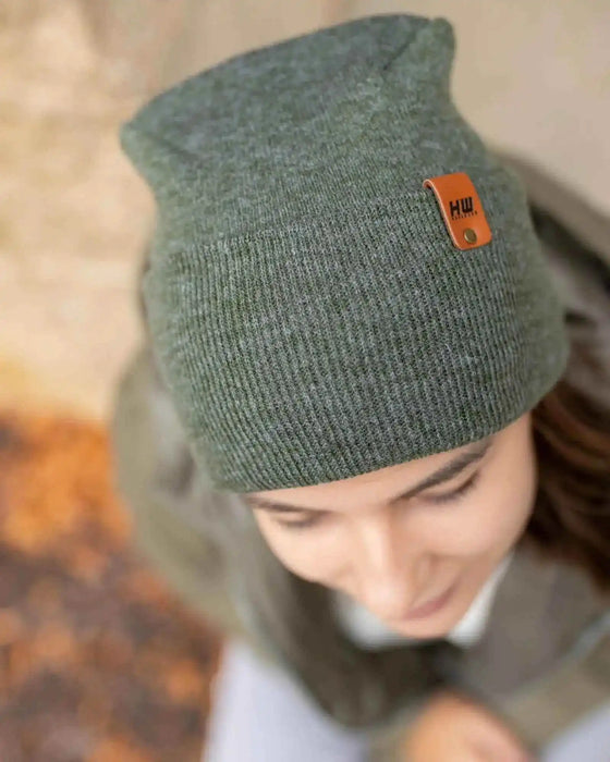 New Patented Design, H Stitch Cuffed Beanie