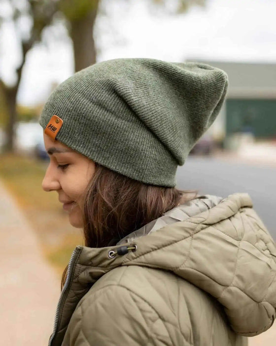 New Patented Design, H Stitch Cuffed Beanie